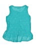Old Navy 100% Cotton Teal Sleeveless Blouse Size 6 - 7 - photo 2