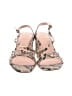 J.Crew 100% Leather Animal Print Tan Sandals Size 7 - photo 2