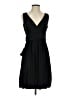 Ann Taylor LOFT 100% Polyester Solid Black Cocktail Dress Size 0 - photo 1