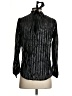 J.Crew Black Long Sleeve Silk Top Size XS - photo 2
