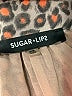 Sugar Lips 100% Polyester Animal Print Brown Long Sleeve Blouse Size XS - photo 7