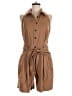 Banana Republic Solid Brown Romper Size 8 - photo 1