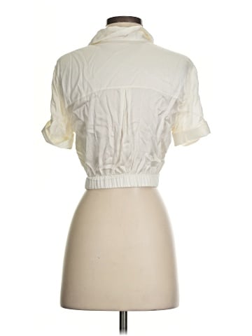 Alice + Olivia Short Sleeve Silk Top (view 2)