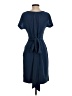 BCBGMAXAZRIA Solid Blue Cocktail Dress Size 4 - photo 2