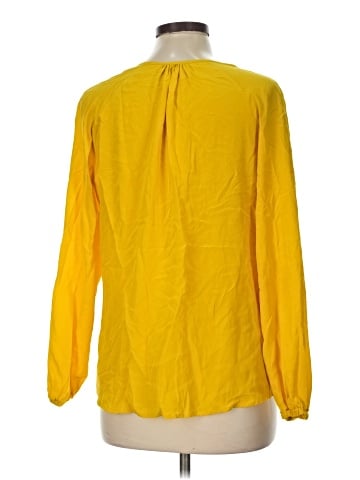 Maliparmi Long Sleeve Silk Top (view 2)