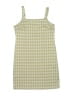 Rare Editions Checkered-gingham Green Dress Size 10 - photo 1