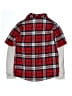 OshKosh B'gosh 100% Cotton Plaid Red Long Sleeve Button-Down Shirt Size 10 - photo 2