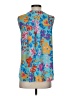 Dear Scarlett Blue Sleeveless Blouse Size S - photo 2