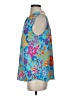 Dear Scarlett Blue Sleeveless Blouse Size S - photo 5