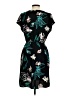 Halogen 100% Polyester Tropical Teal Casual Dress Size S - photo 2