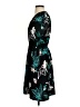 Halogen 100% Polyester Tropical Teal Casual Dress Size S - photo 5