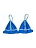 Triangl 100% Neoprene Blue Swimsuit Top Size S - photo 1
