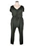 Torrid Solid Green Jumpsuit Size 2X Plus (2) - photo 1