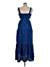 Rewind 100% Polyester Paisley Blue Cocktail Dress Size XL - photo 2
