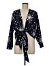 Adolfo 100% Polyester Black Kimono Size M (estimated) - photo 1