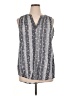 Como Blu Gray Sleeveless Blouse Size 0X - photo 1