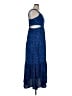 Rewind 100% Polyester Paisley Blue Cocktail Dress Size XL - photo 4
