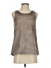 J.Crew 100% Polyester Gray Sleeveless Blouse Size 0 - photo 1