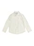 Spring Notion Chevron-herringbone Ivory Long Sleeve Button-Down Shirt Size 5 - photo 1