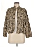 Chico's Aztec Or Tribal Print Floral Graphic Tan Blouse Size Med (1) - photo 1