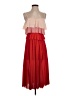 ASOS 100% Polyester Color Block Red Cocktail Dress Size 4 - photo 1