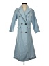 Unbranded 100% Polyester Blue Trenchcoat Size S - photo 1