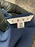 CAbi 100% Polyester Solid Blue Jumpsuit Size XS - photo 4