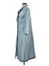Unbranded 100% Polyester Blue Trenchcoat Size S - photo 5