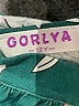 Gorlya 100% Polyester Tropical Green Dress Size 12 - photo 3