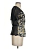 LC Lauren Conrad 100% Polyester Black Short Sleeve Blouse Size XS - photo 4