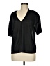 Evereve Black Short Sleeve T-Shirt Size M - photo 1