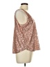 Ann Taylor LOFT 100% Polyester Gold Sleeveless Blouse Size Lg Petite - photo 4