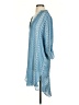 AaKaa 100% Polyester Blue Casual Dress Size S - photo 5