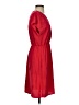 Halogen 100% Polyester Solid Red Casual Dress Size S - photo 4