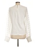 Unbranded 100% Polyester Ivory Long Sleeve Blouse Size L - photo 2