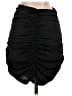 Zara Solid Black Casual Skirt Size XS - photo 2