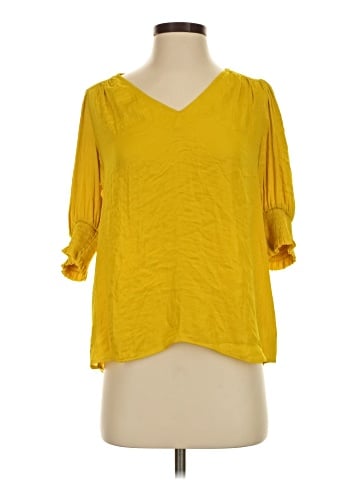 Maison d' Amelie 3/4 Sleeve Blouse (view 1)