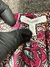Maurices 100% Polyester Paisley Purple Short Sleeve Blouse Size 1X - photo 7