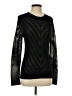 L'Agence Chevron-herringbone Black Pullover Sweater Size XS - photo 1