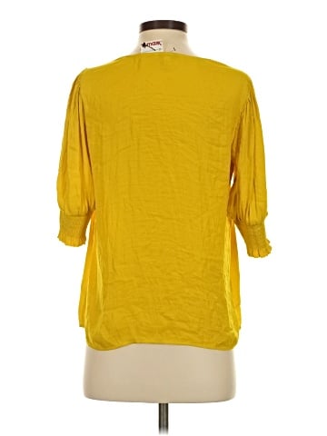 Maison d' Amelie 3/4 Sleeve Blouse (view 2)