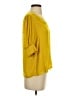 Maison d' Amelie 100% Polyester Yellow 3/4 Sleeve Blouse Size S - photo 4