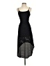 Aqua Stripes Black Casual Dress Size S - photo 1