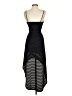 Aqua Stripes Black Casual Dress Size S - photo 2