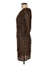 .OBJECT 100% Polyester Houndstooth Brown Cocktail Dress Size EU 38 / US 8 - photo 5