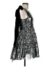 Geisha Designs Metallic Silver Cocktail Dress Size 6 - photo 4
