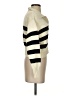 Ciao Lucia 100% Pima Cotton Stripes Ivory Pullover Sweater Size XS - photo 4