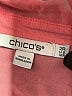 Chico's Color Block Pink Long Sleeve Button-Down Shirt Size Lg (2) - photo 8