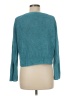 Poetry Solid Teal Pullover Sweater Size 6 - photo 2