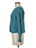 Poetry Solid Teal Pullover Sweater Size 6 - photo 5