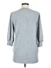 Love and Lace Graphic Gray Pullover Sweater Size M - photo 2